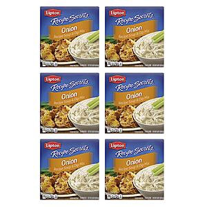 $7.44 S&S Clip Q AMZ Six Boxes Lipton Soup and Dip Mix  Dip or Soup Mix 2 oz