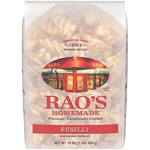 16-Oz  Rao's Homemade Fusilli Pasta $2.23 w/ S&S + Free Shipping w/ Prime or on $35+