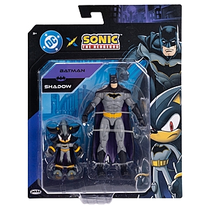 The Hedgehog Shadow and Batman Action Figures $11.99