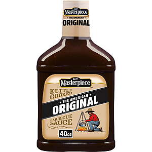 $3.17 FS Walmart+ or pick up KC Masterpiece Original Barbecue Sauce, 40 fl oz