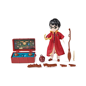 Harry Potter, 8" Harry Potter Quidditch Doll Gift Set with Robe and 9 Doll Accessories, 11 Pieces $11.24