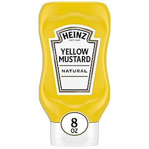 [SnS, AC] $0.93 | 8-Oz Heinz 100% Natural Yellow Mustard at Amazon