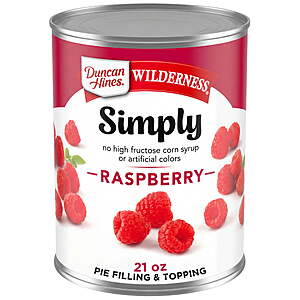 $19.12 | (8 pack) Duncan Hines Wilderness, Raspberry Pie Filling and Topping, Ready to Use, 21 oz. ($2.39 each)