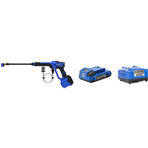 $129: Kobalt 24V Max 700 PSI 0.8 GPM Cordless Outdoor Power Cleaner Kit with 2Ah Battery, Charger at Lowe's