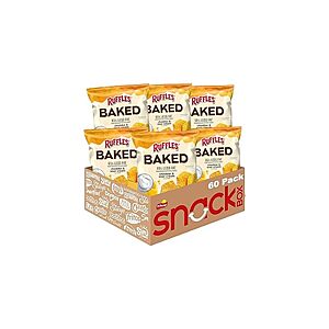 Baked, Ruffles Cheddar & Sour Cream, 0.8 Ounce (Pack of 60), $23.99, FS Prime, Woot!