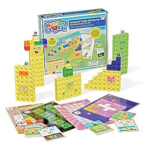 hand2mind Numberblocks 31-40 MathLink Cubes Learning Set $40.60 + Free S&H at Amazon