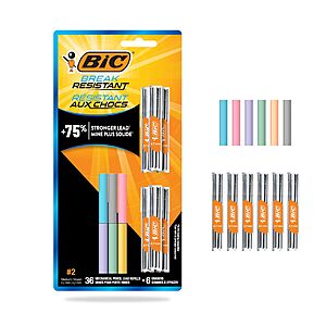 12-Count BIC Break Resistant Mechanical Pencils w/ Shock Absorption and Jumbo Twist-Up Eraser $4.75 w/ S&S + Free Shipping w/ Prime or on orders over $35