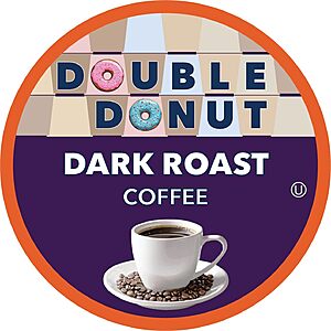 100-Ct Double Donut Coffee Dark Roast Coffee Pods $25.93 w/ S&S @Amazon