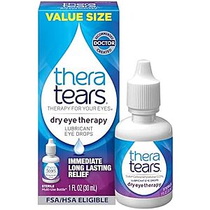 [SnS, AC] $6.40* | 1-Oz TheraTears Dry Eye Therapy Eye Drops at Amazon