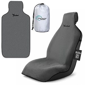 TESFEEL 600g Ultra-Thick Car Seat Cover Towel,Heavy-Duty Absorbent Terry Cloth Sweat Protector $23.99