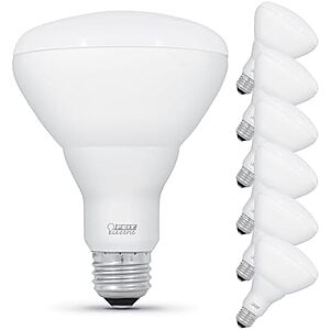 [NEW] $13.14 | Feit Electric Enhance BR30 LED Light Bulb, 65W Eq, Soft White, 6 Pack at Amazon