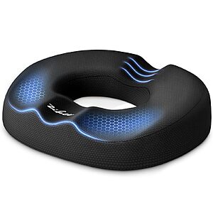 ZIKEE Donut Pillow for Tailbone Pain & Hemorrhoid, Ergonomic Dual-U Cutouts $19.79