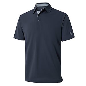 M MAELREG Men's Short Sleeve Moisture-Wicking Dry-Fit UPF 30+ Golf Polo Shirt (Select Colors & Sizes S-5XL) from $12.97 + Free Shipping w/ Prime or on $35+