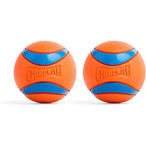 2-Pack 2.5" Chuckit! Ultra Ball Medium Dog Fetch Toy $4.72 w/ S&S + Free Shipping