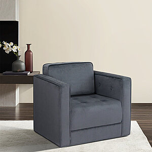 Martha Stewart 30" Polyester Swivel Armchair $62