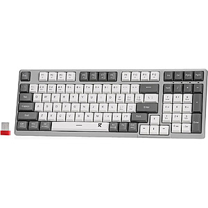 Redragon BK7114 96% Low-Profile Wireless Keyboard w/ 2.4GHz & Bluetooth $9.99 + Free Shipping w/ Promo Code EDF36982