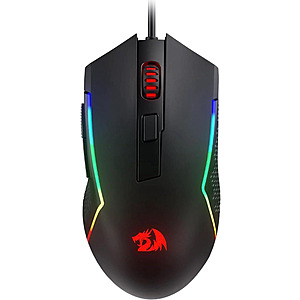 Redragon M616 RGB Wired Gaming Mouse w/ 10000 DPI, 6 Programmable Buttons $5 + Free Shipping