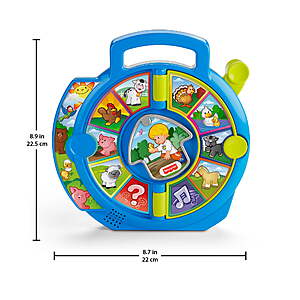 $11.46 FS Walmart+ OR Target360 Fisher-Price Little People World of Animals See ‘n Say Toddler Musical Learning Toy