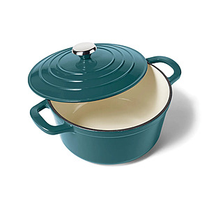 5 qt. Sur La Table Enameled Cast Iron Round Dutch Oven (Various Colors) $109.96 + Free Shipping