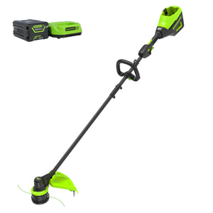 Greenworks 60V 17" Cordless Battery Brushless String Trimmer 2.5 ah battery and charger + Free S/H $144.5
