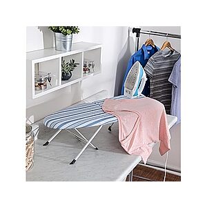 32" x 12" Honey-Can-Do Folding Tabletop Ironing Board w/ Iron Rest (Blue) $4.99 + Free Shipping w/ Prime