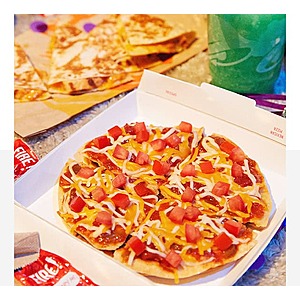 Taco Bell: $1 Mexican Pizza 7/28 ONLY, online or in-store! Rewards members can add $1 drink in app