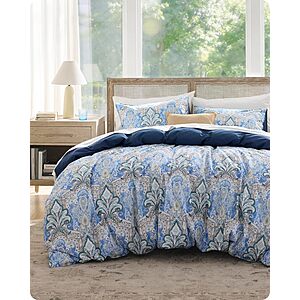 3-Piece Bedsure PureWoven 100% Cotton Reversible Duvet Cover Set (Queen or King, Select Colors/Patterns) from $19.99 + Free Shipping w/ Prime or on $35+