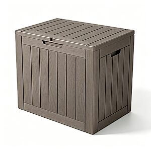 32-Gallon NUNU LAB Lockable Outdoor Storage Waterproof Deck Box $19.99 + Free Shipping w/ Prime or on $35+