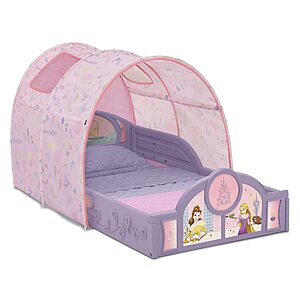 Delta Children - Disney Princess Sleep and Play Toddler Bed with Tent, Purple/Pink $36.85