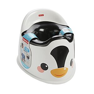 Fisher-Price™ Toddler Toilet Penguin Potty Training Seat, Portable Chair with Handles for Kids and Removable Bowl $14.42