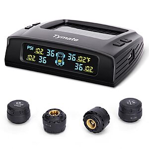 Tymate TM2 RV Tire Pressure Monitoring System, TPMS Set of 4 Sensors $59.99