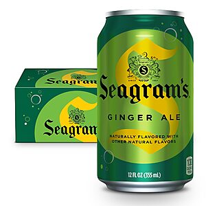 Seagram's Ginger Ale, 12 fl oz, 12 Pack - $4.68