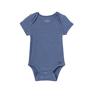$5 Walmart Boys Modern Moments by Gerber Baby Neutral Super Soft Viscose Short Sleeve Bodysuits, 2-Pack, Sizes 0M-9M