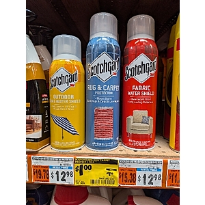 Select Locations 3M Scotchgard 17 oz. (482 g.), Rug and Carpet Protector $1.00