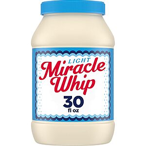 30 fl oz Miracle Whip Light Mayo-like Dressing $3.84 w/ S&S + Free Shipping w/ Prime or on $35+