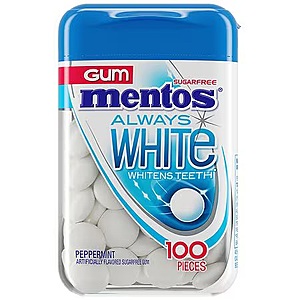 Mentos Gum Sugar-Free Chewing Gum, 3.53 oz 100 pieces 2 For $4.49 or less