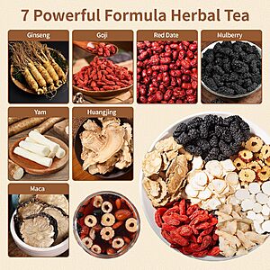 Kidney Tea Formula Ginseng Six Treasure Tea Bag for Cleanse Detox & Repair $4.99
