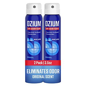 [S&S, AC] $7.62: Ozium 3.5 Oz. Air Sanitizer and Odor Eliminator Spray