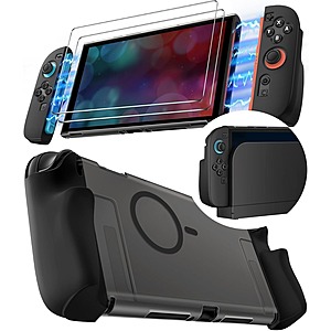 5-Pc ivoler Protective Case Bundle for Nintendo Switch 2 (w/ 2x Screen Protectors + 2x Joy-Con Grips) $9.99 + Free Shipping w/ Prime