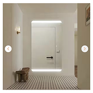 36 in. W x 60 in. H Modern Rectangular Backlit LED Frameless Wall Mirror Bathroom Vanity Mirror $94.5