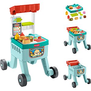 14-Piece Fisher-Price Baby 4-in-1 Snack Cart Push Walker & Learning Activity Toy $29.99 + Free Shipping w/ Prime or on $35+