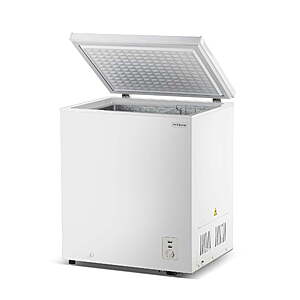 Frigidaire 5.0 Cu. ft. Garage Ready Chest Freezer, Compact Deep Freezer for Garage, Kitchen, Apartment, White $178
