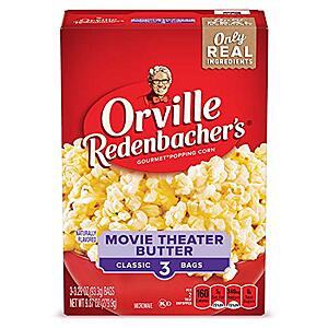 [AC] $1.75 | 3-Pack 3.29-Oz Orville Redenbacher's Popcorn (Movie Theater Butter) at Amazon