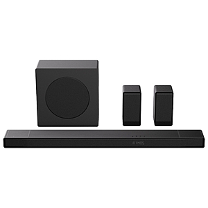 Hisense AX700 5.1.4 Ch Soundbar with Wireless Subwoofer $179.99