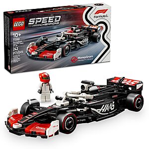 242-Piece Lego Speed Champions MoneyGram Haas F1 Team Vf-24 Race Car Building Set $21.59 + Free Shipping w/ Prime or on $35+