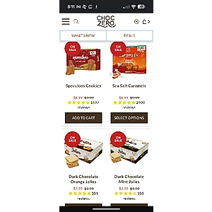 Choc Zero Sitewide Sale