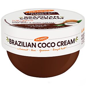 8.8-Oz Palmer's Brazilian Coconut Oil Body Cream $9.59 w/ S&S + Free Shipping w/ Prime or on orders over $35