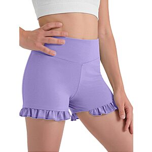 Zaclotre Girls Athletic Shorts Kids High Waisted Yoga Shorts 5-14 Years $6.49