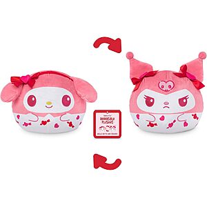 6" TeeTurtle My Melody & Kuromi Reversible Sanrio Plush (Pink/ Red Hearts) $5.28 + Free Shipping w/ Prime or on $35+