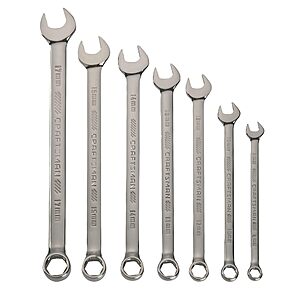 CRAFTSMAN OVERDRIVE 7-Piece Metric Wrench Set (CMMT87807), $29.98, Amazon